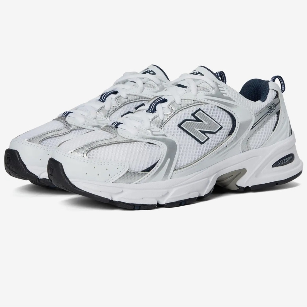 New Balance 530 Classic in White/Indigo Sz 9
